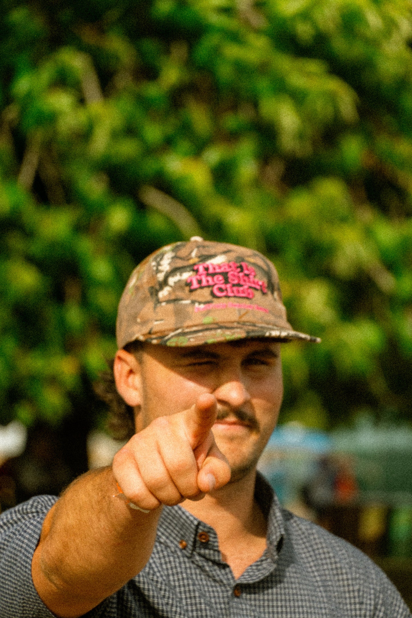 PINK CAMO CAP