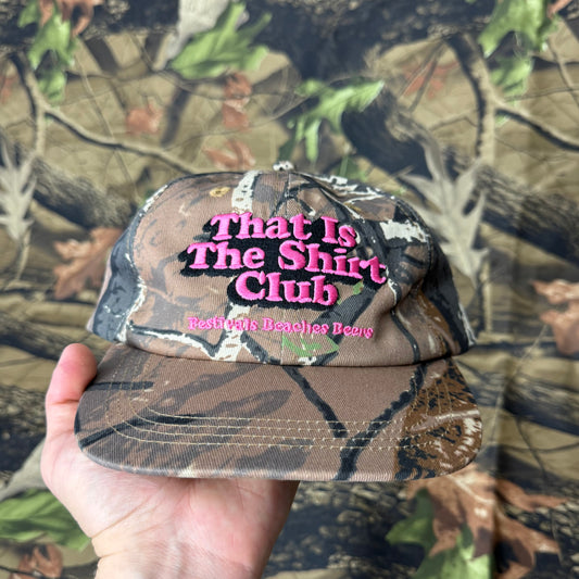 PINK CAMO CAP